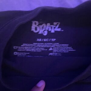 BRATZ black and purple crop top